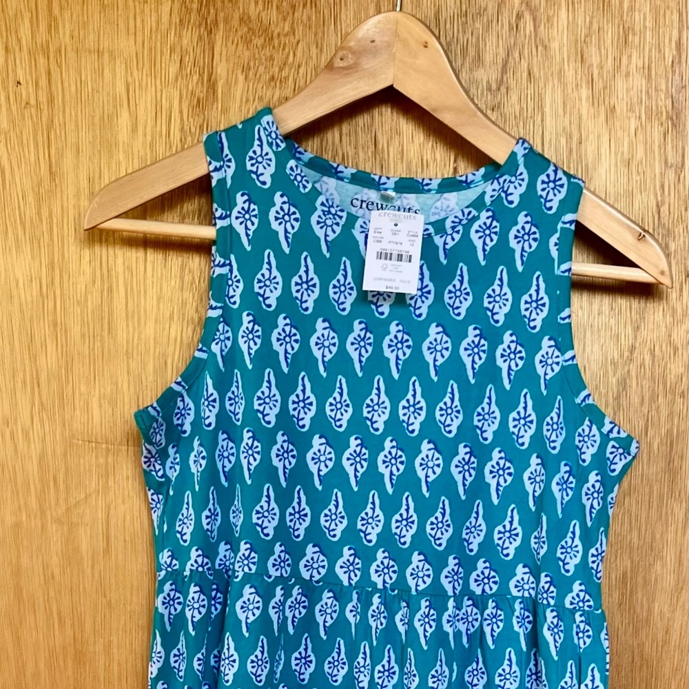 Crewcuts Girls Sleeveless Tiered Dress – Size 12 (NWT)